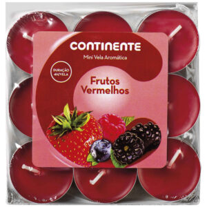 vela-fruto-rojo.jpl_ Minivela Perfumada Frutos Rojos CONTINENTE 18u