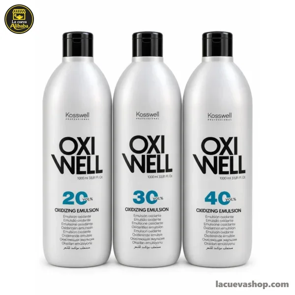 1664.jpg Peróxido en crema Kosswell 1 litro — 20, 30 o 40 volúmenes