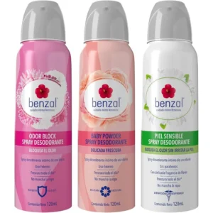 Spray íntimo Benzal 120 ml — bloquea el olor o frescura delicada