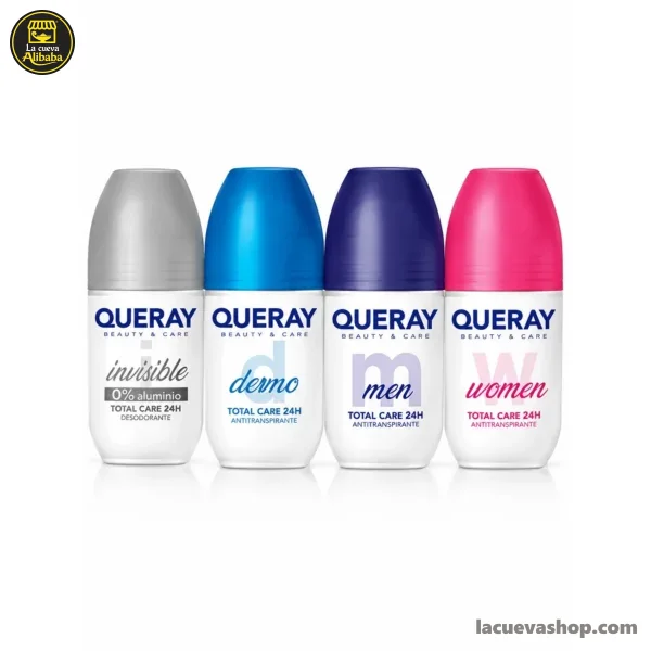 Desodorante Queray 50 ml — de hombre, de mujer, Dermo o Invisible