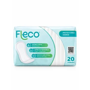 Protectores diarios Fleco — paquete de 20
