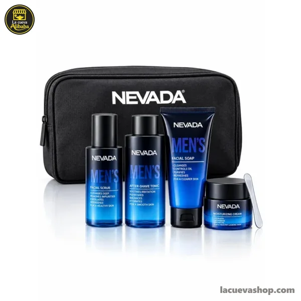Set facial para hombre Nevada Men — 4 piezas