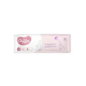 Íntimas Giggles flujo fuerte — almohadillas sanitarias, paquete de 8