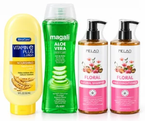 Combo baño completo: gel Magali, crema XtraCare y set shampoo Melao