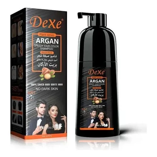 Shampoo Dexe de Coloración Rápida  Negro 420 ml