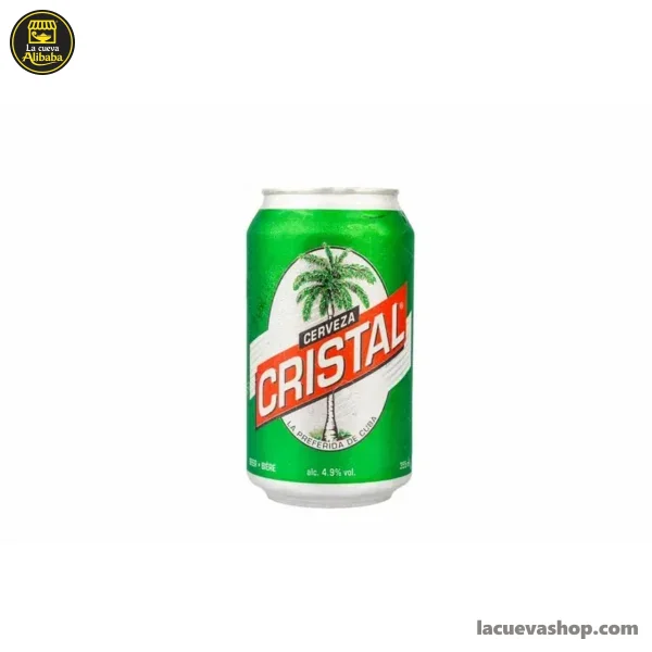 Cerveza Cristal — lata de 355 ml