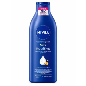 Crema corporal Nivea Milk 400 ml — para piel seca