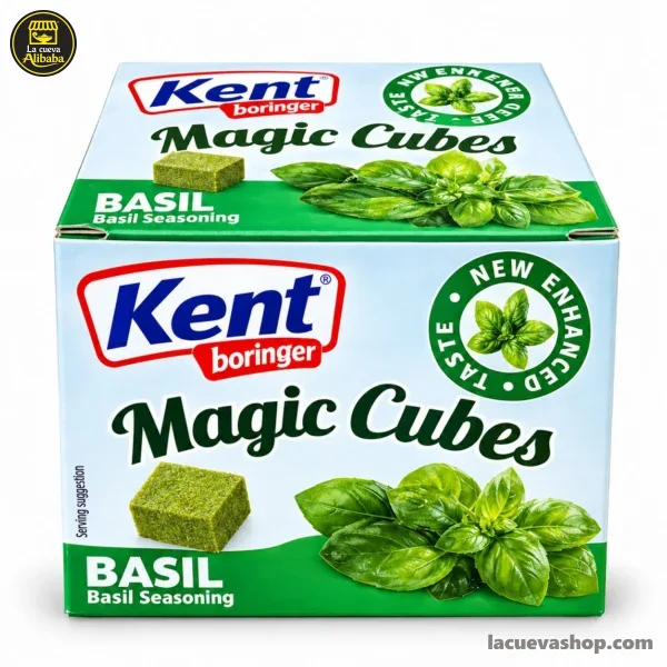 Cubitos de sazón Kent Cubos Mágicos — albahaca o tomate