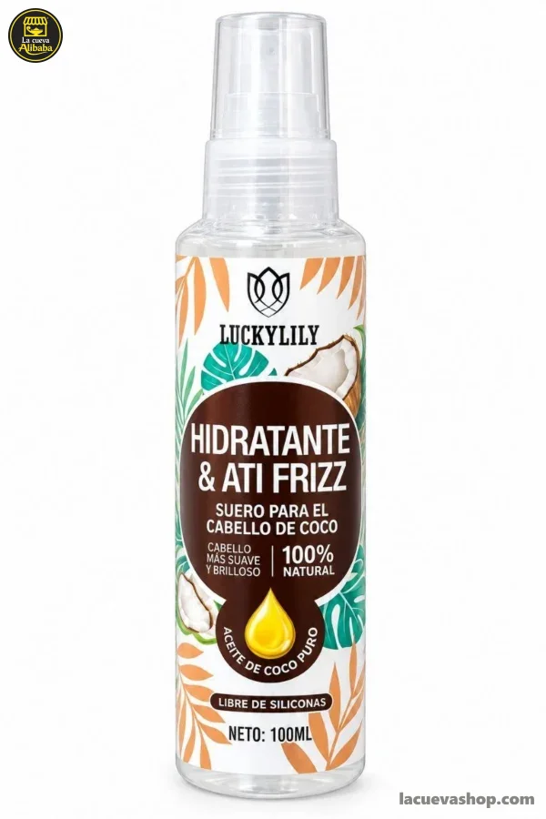 Serum Anti-Frizz Hidratante LUCKYLILY Coco 100ml